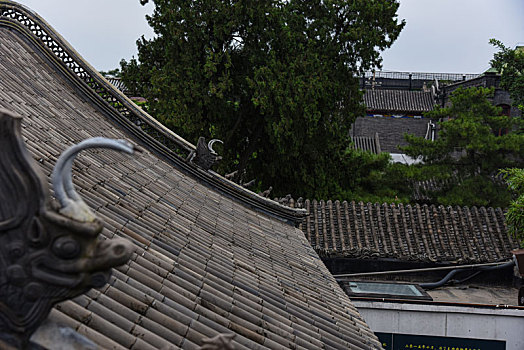 河北保定,古莲花池景区直隶图书馆