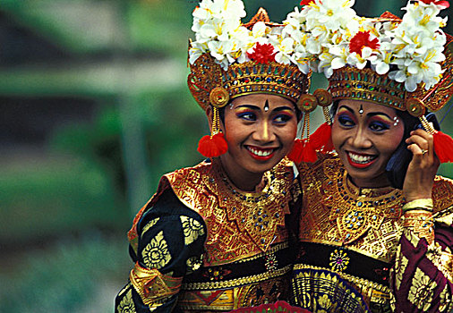 亚洲,印度尼西亚,巴厘岛,乌布,黎弓舞,舞者,20-25岁,手机