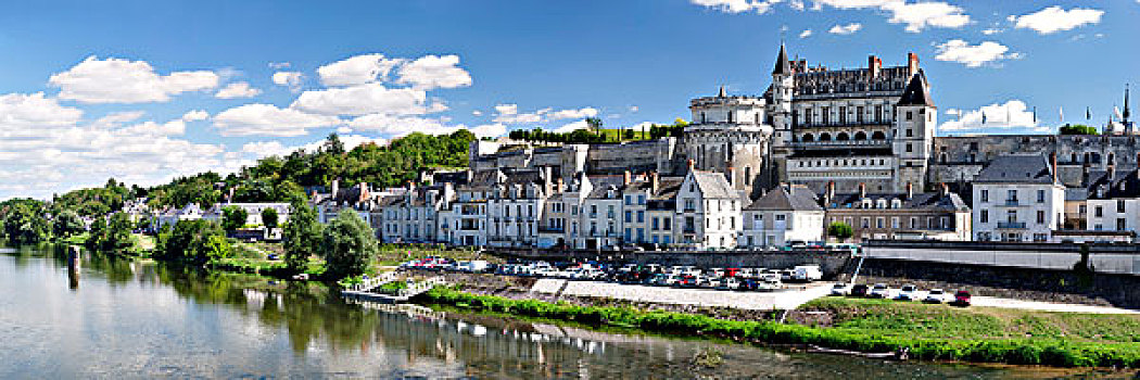 老,城镇,城堡,昂布瓦斯,卢瓦尔河,区域,中心,法国,欧洲