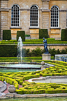 花园,布伦海姆宫,牛津,英格兰,英国