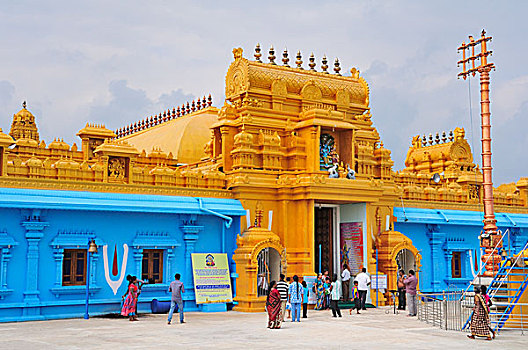 寺庙,专注,印度教,神,东方,省,斯里兰卡,亚洲