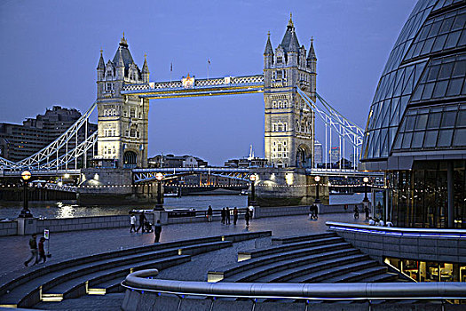 英国,英格兰,伦敦,塔桥,市政厅