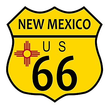 66号公路,新墨西哥,旗帜