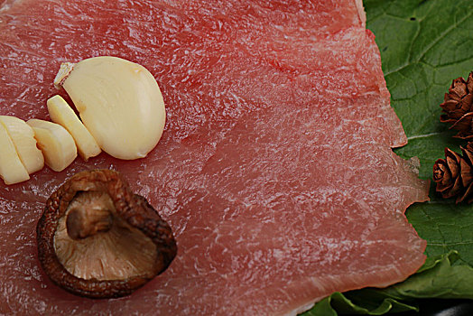 猪肉排骨食物摄影