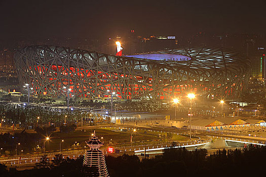 奥运圣火坛图片