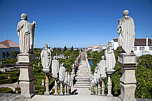 雕塑,花园,主教宫殿,葡萄牙,2009年