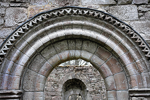 苏格兰,阿伯丁,上面,拱形,入口,南,墙壁,建造,13世纪