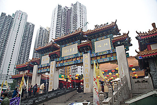 香港,旅游,景点,黄大仙儿,庙宇,香火,游客,烧香,拜佛,宗教