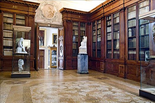 图书馆,威尼斯泻湖,意大利,欧洲