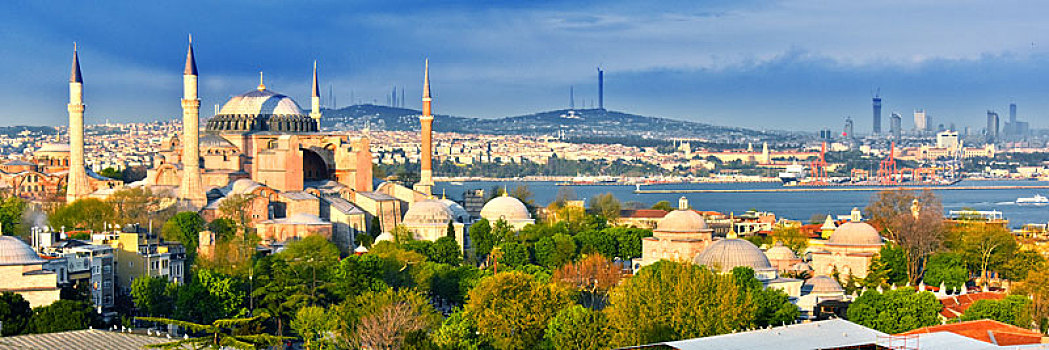 圣索菲亚教堂,博物馆,伊斯坦布尔,土耳其
