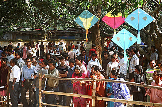 庆贺,收获节,艺术,大学,达卡,孟加拉,2007年