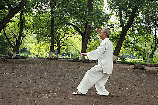 中国人,太极拳,户外