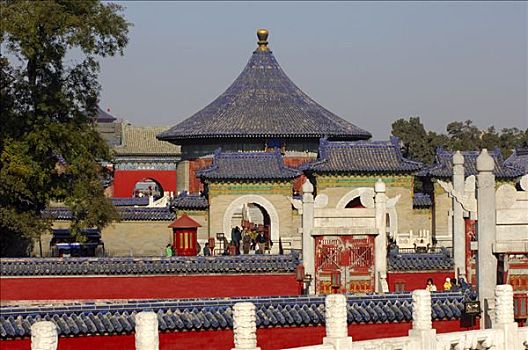 入口,皇家,天坛,复杂,北京,中国