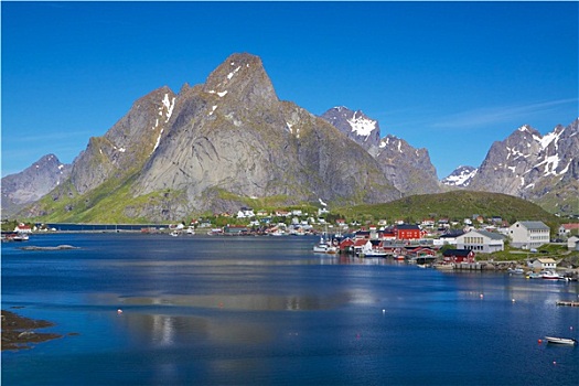 挪威,捕鱼,城镇