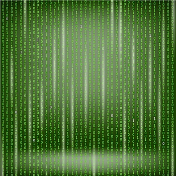 二进制码,绿色背景