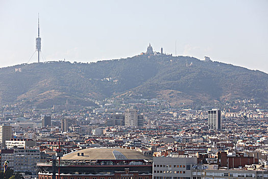 巴塞罗那城市全景