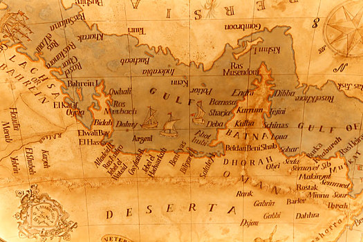 迪拜的地图