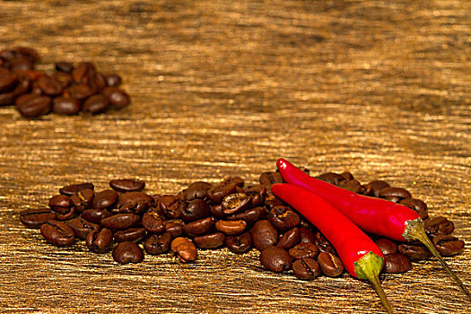 辣椒,咖啡豆