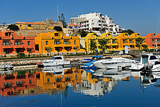 码头,阿尔加维海岸,葡萄牙,南,欧洲