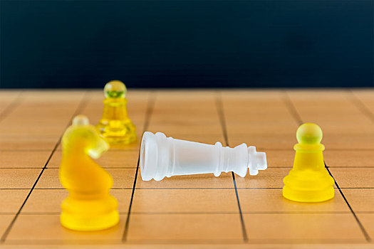 下棋,玻璃,木头,棋盘
