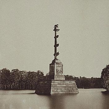 柱子,一半,19世纪,艺术家