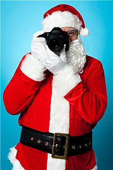 圣诞老人,摄影师