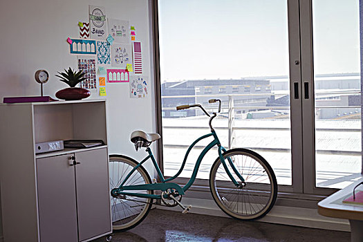 自行车,窗户,办公室,玻璃窗,创意