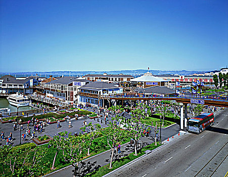 码头,区域,旧金山,加利福尼亚,美国