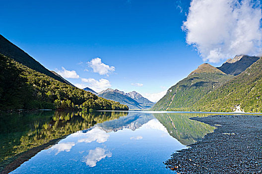 湖,南岛,新西兰