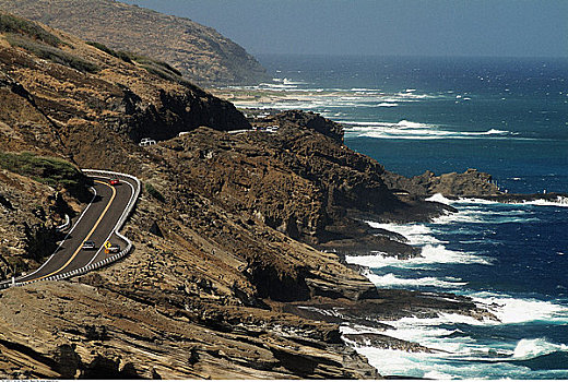 道路,南方,海岸,夏威夷,美国