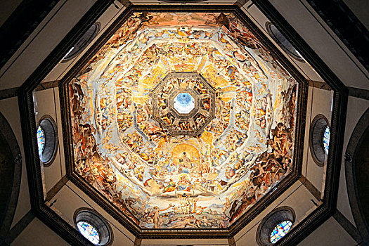 壁画,中央教堂,圣母百花大教堂,佛罗伦萨,意大利