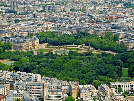 公园,巴黎,卢森堡,宫殿