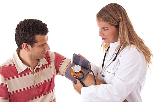 医生,测量,血压