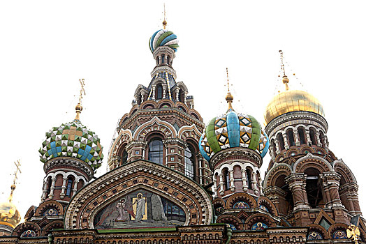 俄罗斯滴血大教堂顶端