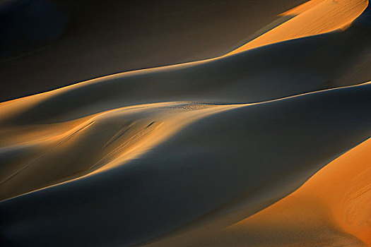 特写,沙丘,日落,沙子,海洋,利比亚沙漠,撒哈拉沙漠,埃及,北非,非洲