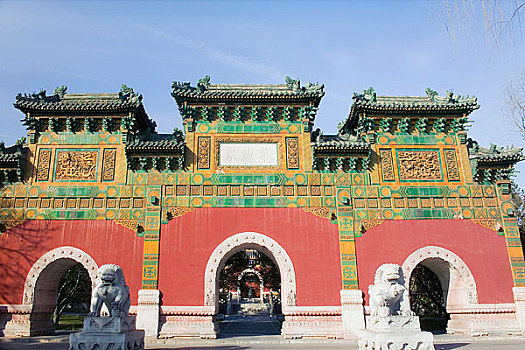 北京北海公园牌坊
