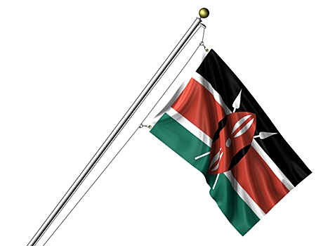 隔绝,肯尼亚,旗帜