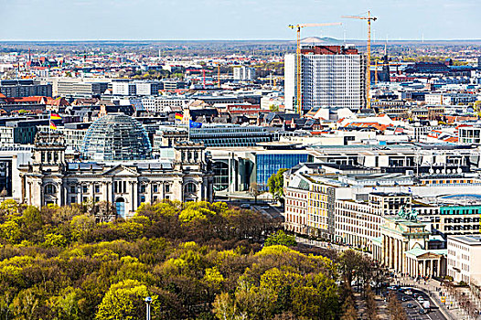 风景,德国国会大厦,建筑,德国,议会,勃兰登堡门,柏林,欧洲