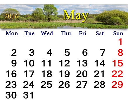 日程,五月,背景,春天