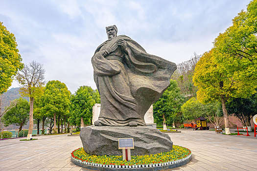 重庆市奉节县白帝城风景区,三峡夔门旅行风光图片