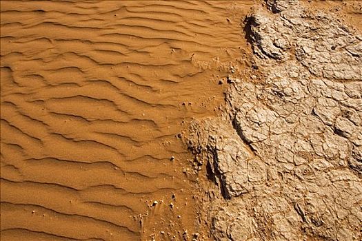 建筑,沙子,干燥,黏土,纳米布沙漠,纳米比亚