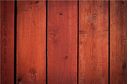 老,红色,厚木板,背景
