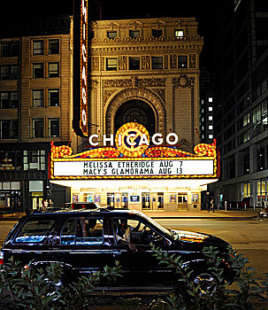 芝加哥剧场,剧院区,街道,芝加哥,伊利诺斯,美国