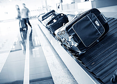 手提箱,传送带,机场