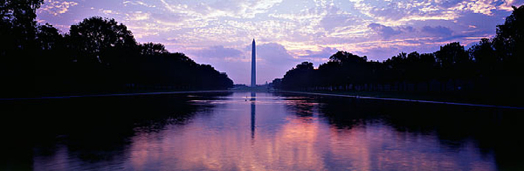 美国,华盛顿特区,华盛顿纪念碑,倒影,大幅,尺寸