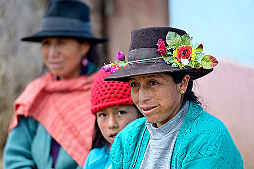 女人,女孩,传统,传统服装,省,秘鲁,南美