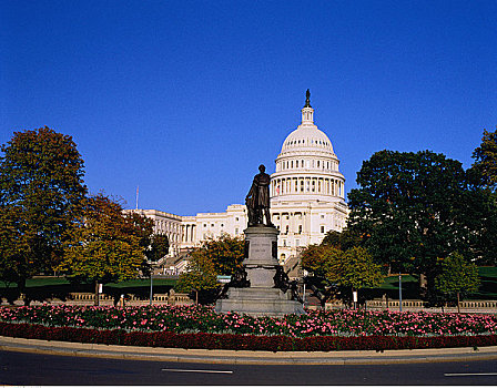 雕塑,国会大厦建筑,华盛顿,华盛顿特区,美国