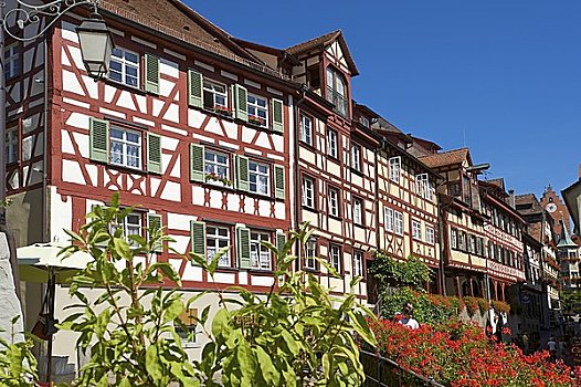 半木结构房屋,德国,欧洲