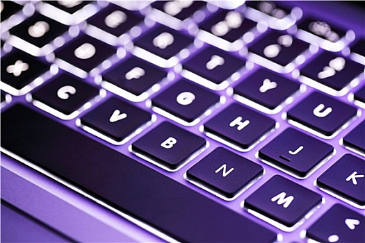 光亮,电脑键盘