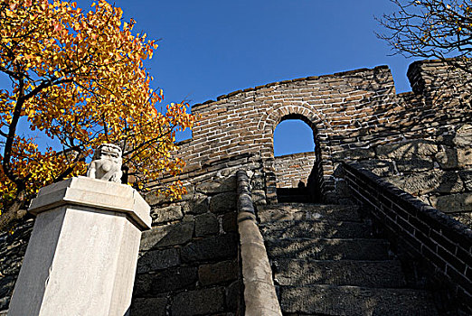 墙壁,慕田峪,京郊,亚洲